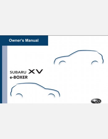 subaru xv e-boxer 2019 owners manual rhd lhd